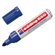 EDDING MARCADOR PERMANENTE 550 3-4mm AZUL 550-03